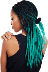 Ombre Yaki Braids - Yaki Braids Png