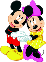 Minnie Mouse Free Clip Art - Mickey Mouse And Minnie Mouse Png