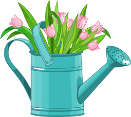 Web Development Clip Art Flower Clipart Garden - Watering Can With Flowers Clipart Png