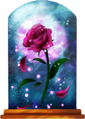 Beauty And The Beast - Beauty And The Beast Enchanted Rose Png