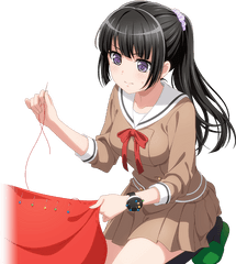 Level 0 Icon - Rinko Shirokane Ponytail Png