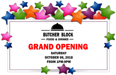 Butcher Block Grand Opening U2013 The Restaurant U0026 Bar - Children Day Frame Png