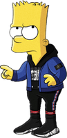 Bart Character Fictional Hypebeast Gucci Yellow Simpson - Free PNG