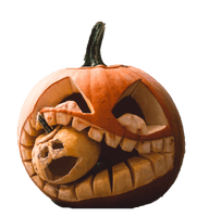 Jack-O-Lantern Halloween PNG Free Photo