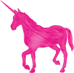 Pink Unicorn Picture Transparent - Unicorn With Transparent Background Png