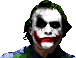 Joker Sticker - Joker Heath Ledger Png