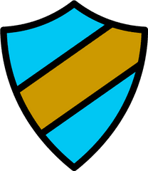 Emblem Icon Light Blue - Logo Shield Hd Png