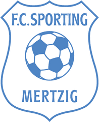 Fc Sporting Mertzig Logo Download - Black And White Soccer Ball Png