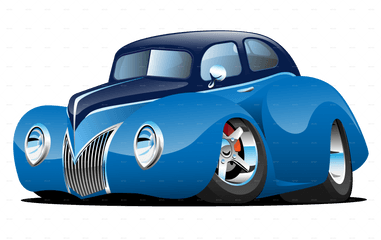 Download Hotrod 39 - Classic Car Cartoon Png Image Cartoon Hot Rod Png Transparent Background