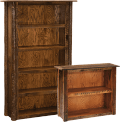 Barn Wood Bookshelf Transparent - Shelf Png