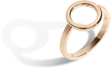 Solid Circle Ring - Engagement Ring Png