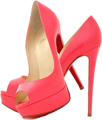 Christian Louboutin Peach Clipart - Nice Red Bottom Heels Png