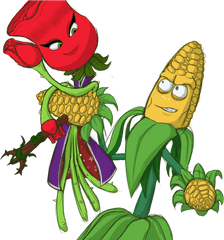 Plants Vs Zombies Clipart Corn Kernel - Corn On The Cob Png