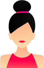 Woman Icon Of Flat Style - Flat Woman Icon Png