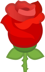 Rose Emoji Png 4 Image - Emoji Rosa