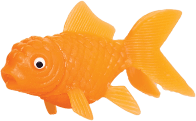 Plastic Goldfish Transparent Png - Poisson Rouge Plastique