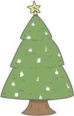 Winter Tree Snow Cold White Christmas - Christmas Tree Png