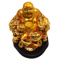 Golden Buddha Laughing HQ Image Free - Free PNG