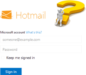 Hotmail Technical Support Services To Serve Customer - Horizontal Png