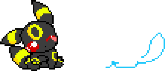 Glaceon Png - Pixel Art Minecraft Umbreon