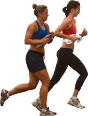 Transparent Woman Jogging - People Jogging Png