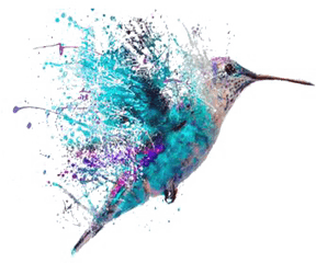 Download Watercolor Tattoo Art Painting Hummingbird Png Free - Hummingbird Watercolor Tattoo