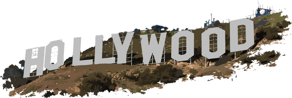 Hollywood Sign Clipart - Free PNG