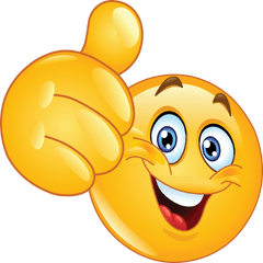 Emoticon Thumb Double Button Smiley Emoji Signal - Free PNG
