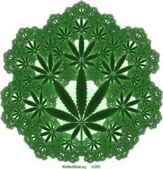 Canna - Fractal 1 Legalize It Marijuana Pot Leaf Fractal Png