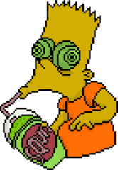 Pixel Clipart Grunge - Roblox Aesthetic T Shirt Bart Png