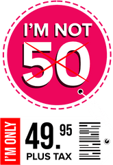 50th Birthday 50 Years Fiftieth Fifty Old Beach Towel - Dot Png