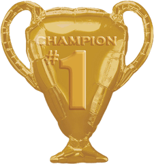 Champion Png Transparent Image - Trophy Balloon