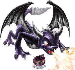 Png - Skylanders Adventure Dark Spyro Card