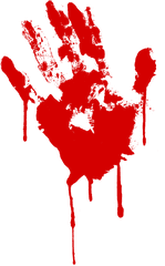 Bloody Hand Print Png With Transparent Background - Album On Bloody Hand Png