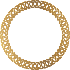 Golden Circle Frame Png Hd