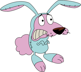 Courage The Cowardly Dog Bunny Costume - Courage The Cowardly Dog Rabbit Png