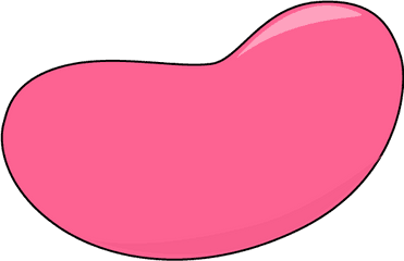 Jello Clipart - Jelly Bean Clip Art Png