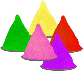 Colorful Plates - Triangle Png