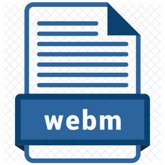 Webm File Icon Of Colored Outline Style - Doutor Png