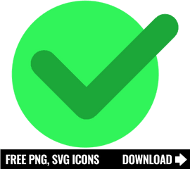 Free Check Mark Icon Symbol Download In Png Svg Format - Language