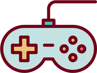 Game Gamer Controller Icon - Game Controller Cartoon Png