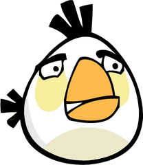 White Angry Birds Png Clipart - Angry Bird White Png