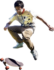 Skating Trick Png Image - Skateboarding People Png