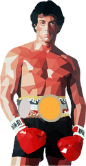 Rocky Box - Rocky Balboa Png