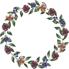 Autumn Leaves Wreath Png And Psd - Wreath Free Fall Clip Art Transparent Wreath