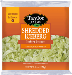 Shredded Lettuce - Taylor Farms Png