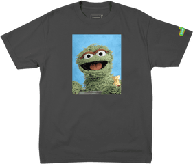 Grouch Pepper Iron Grey Tee - Short Sleeve Png