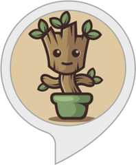 Library Of Adult Groot Clipart Black - Alexa Baby Groot Png