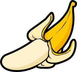 Download Juice Split Peel Transprent - Logo Banana Vector Png