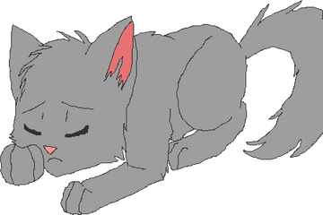 Pixilart - Sad Cat By Elliette Sad Grey Cat Cartoon Png